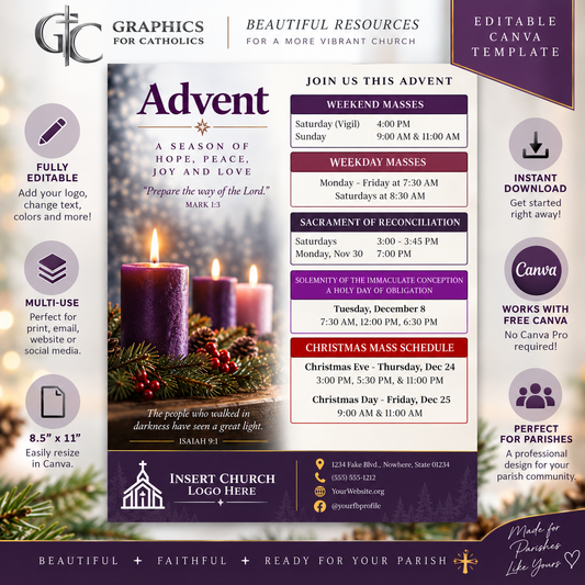 Advent & Christmas Schedule